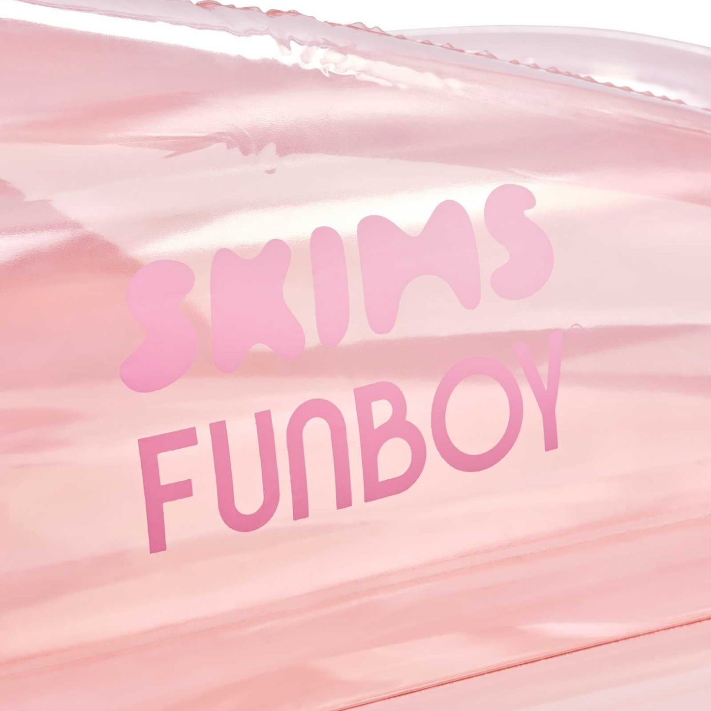 SKIMS x FUNBOY Cherry Blossom Clear Swan Pool Float | Funboy Online