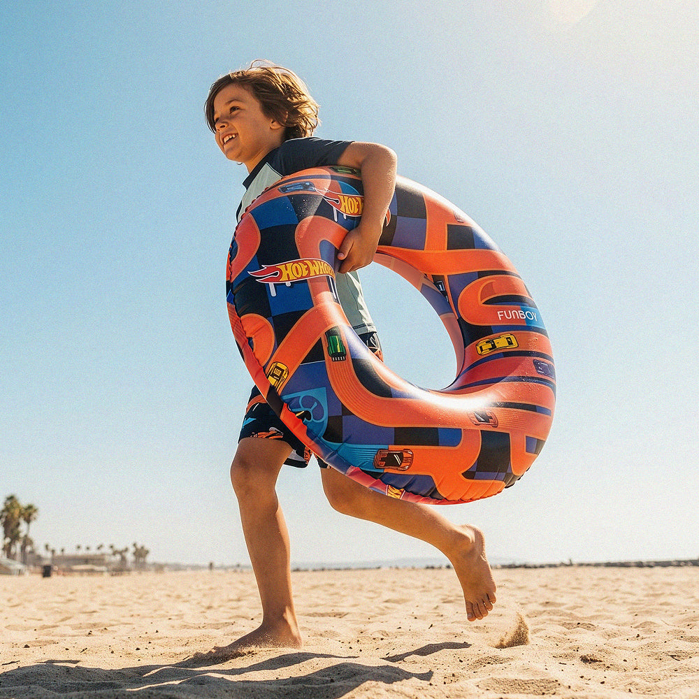 Hot Wheels Kids Checkered Flame Tube Float | Funboy Online