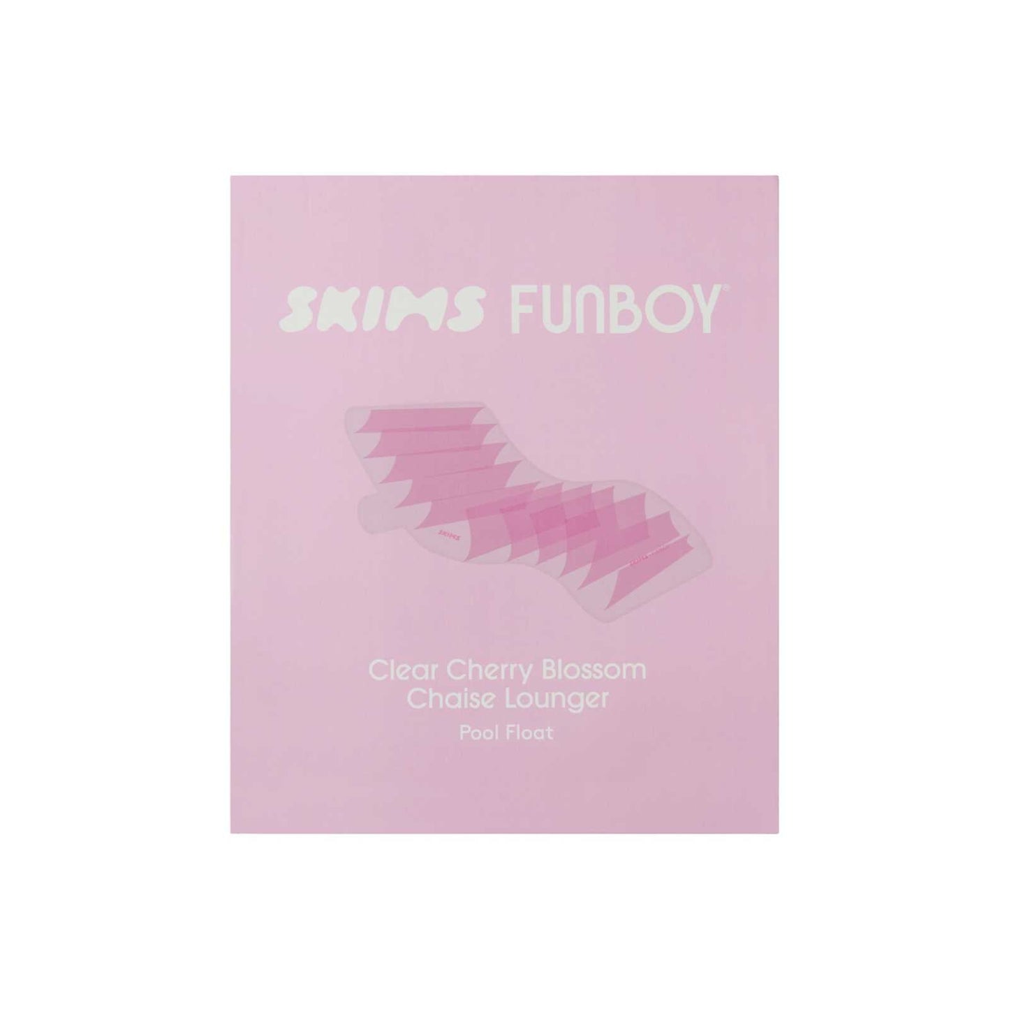 SKIMS x FUNBOY Cherry Blossom Clear Chaise Lounger | Funboy New