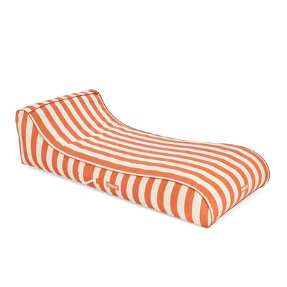 Fabric Covered Pool Float - Orange Sunbed Lounger | Funboy On Sale