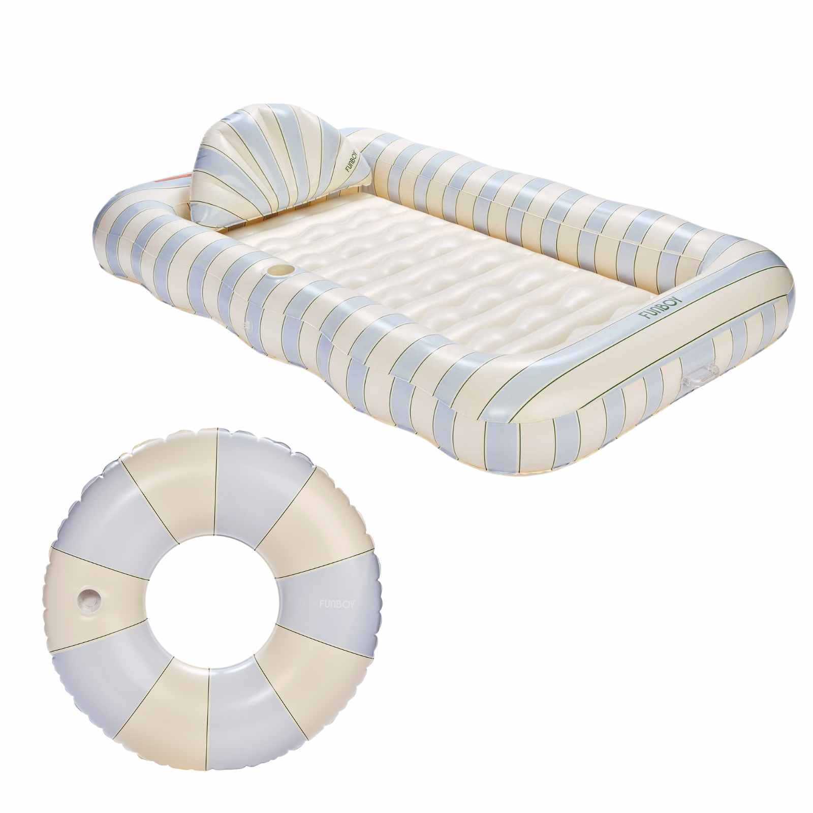 Blue + Green Tanning Bundle. Tanning Lounger + Tube | Funboy Sale