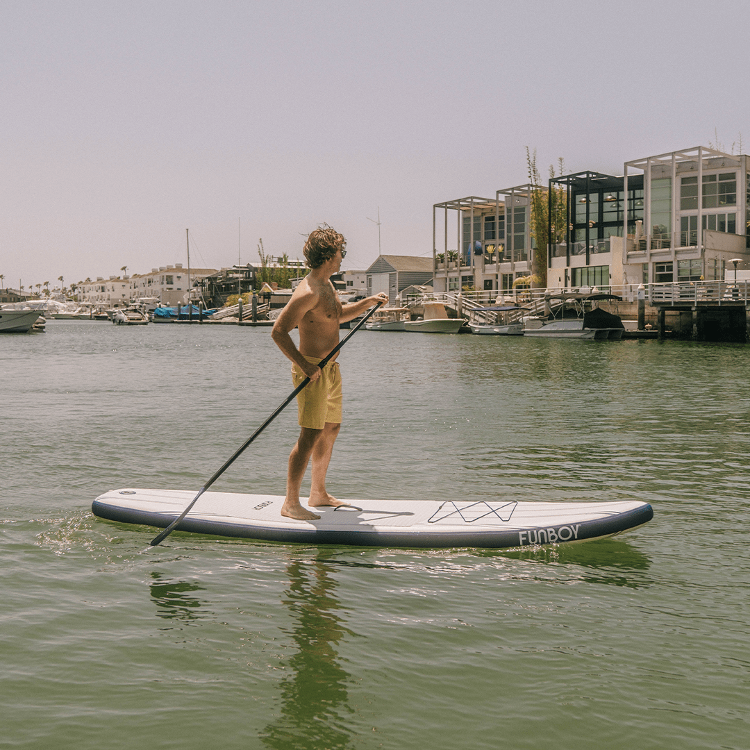 11"6' Inflatable Stand Up Paddle Board - Navy & White | Funboy New
