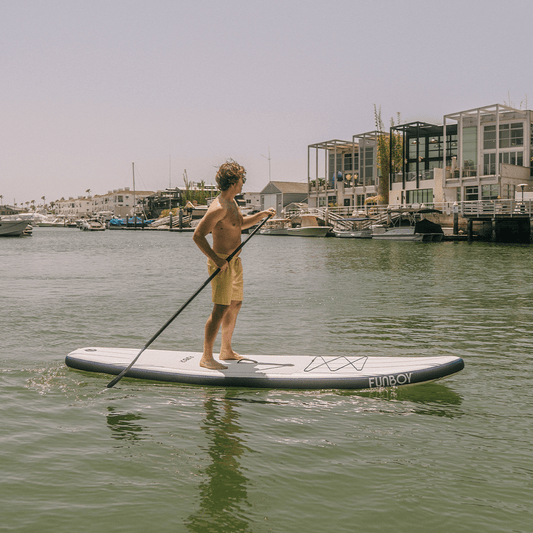 11"6' Inflatable Stand Up Paddle Board - Navy & White | Funboy New
