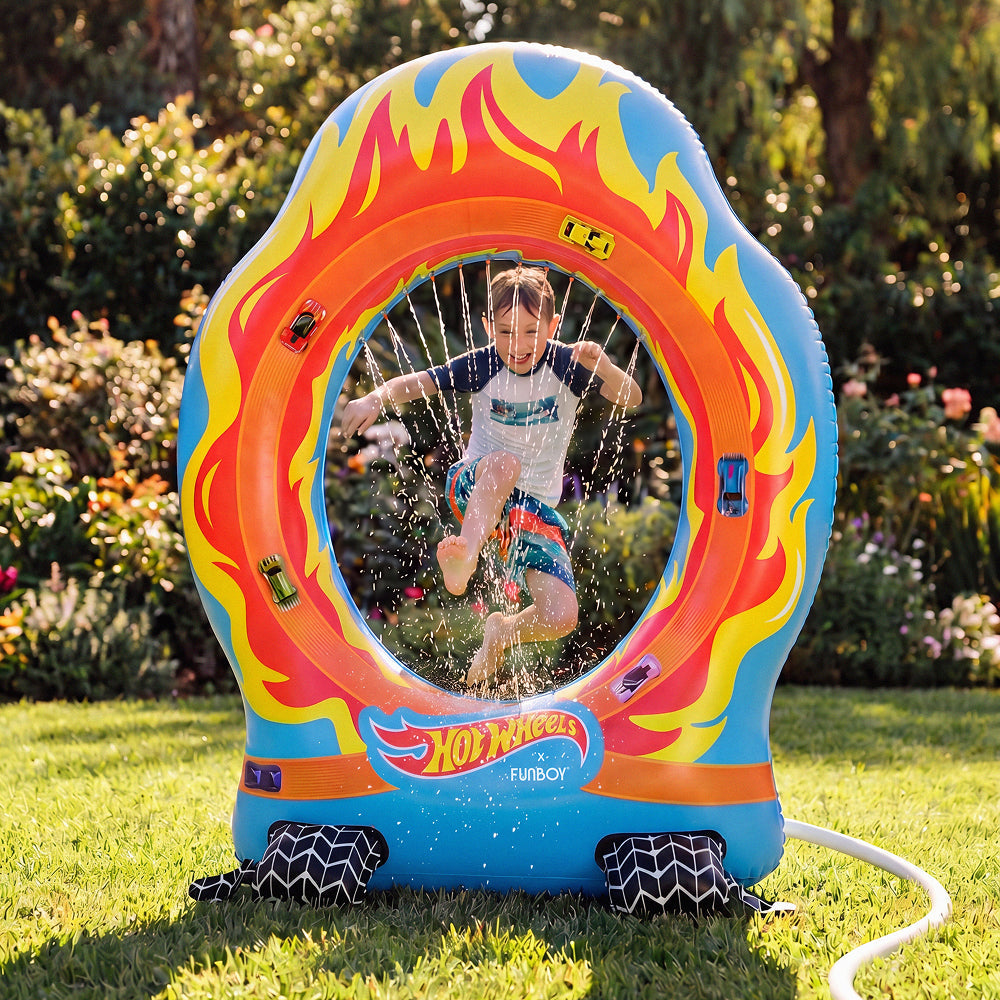 Ring of Fire Outdoor Sprinkler Water Sprinkler for Kids - Hot Wheels | Funboy Near Me