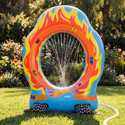 Ring of Fire Outdoor Sprinkler Water Sprinkler for Kids - Hot Wheels | Funboy Near Me
