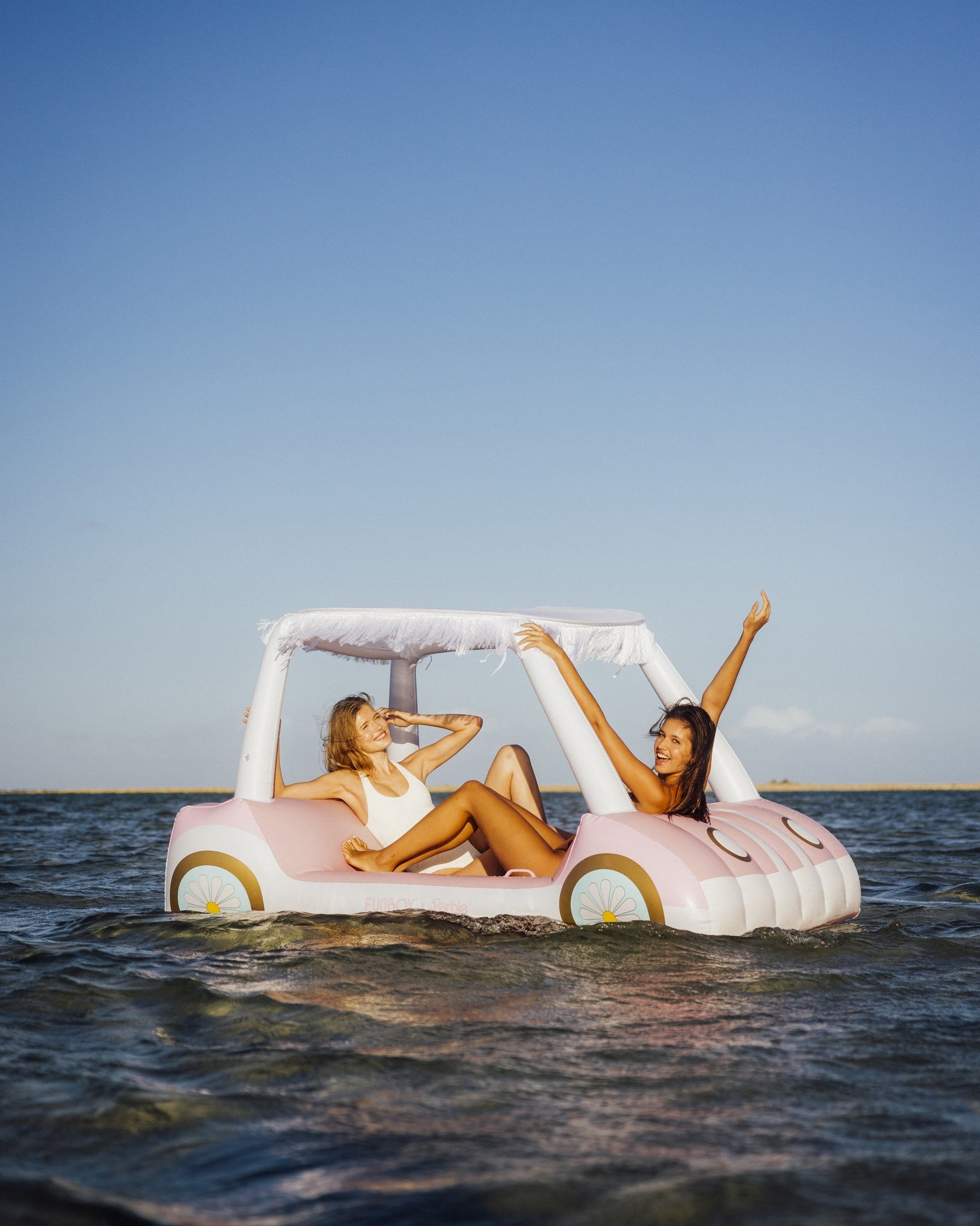 Malibu Barbie™ Golf Cart Pool Float with Shade | Funboy Online