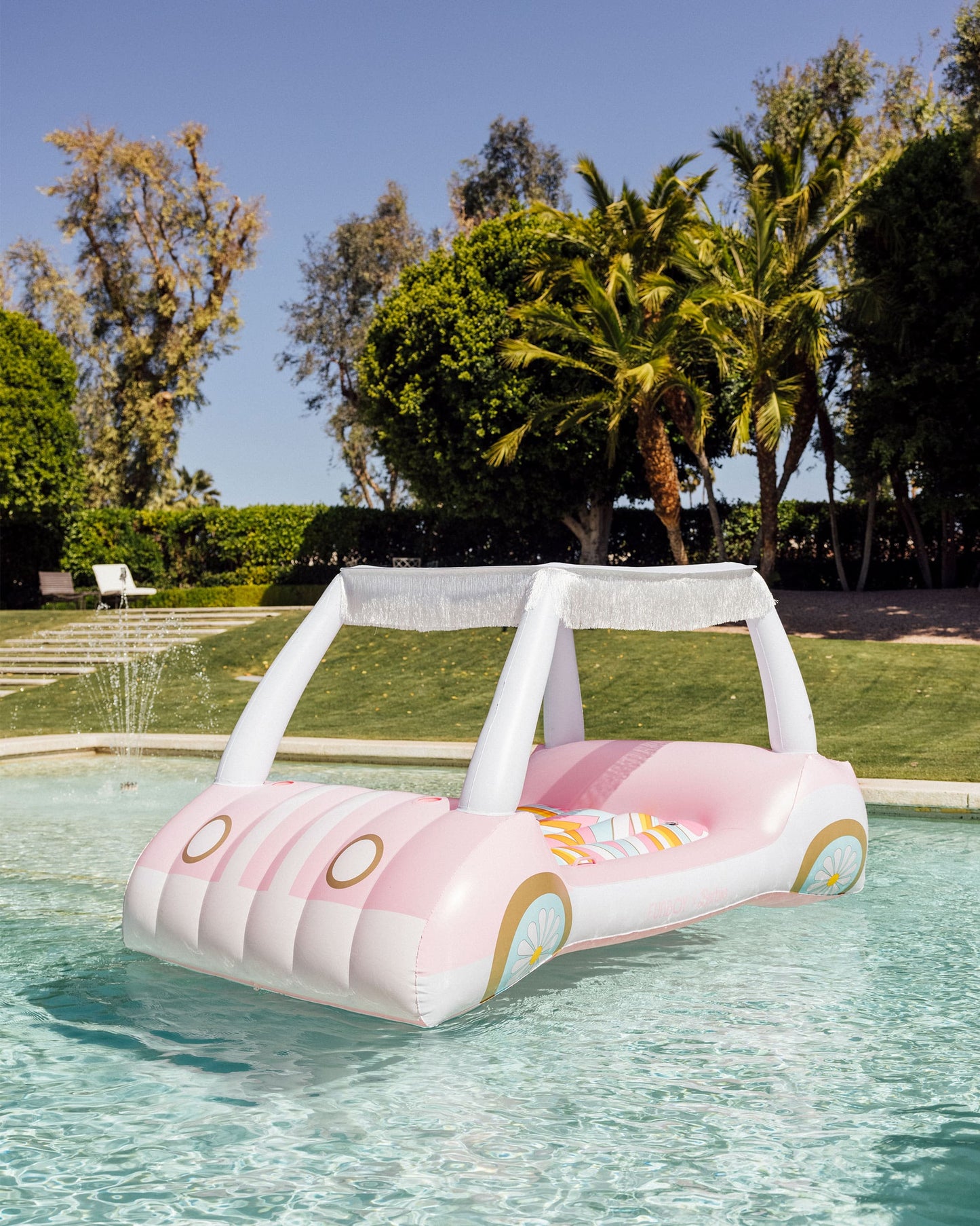 Malibu Barbie™ Golf Cart Pool Float with Shade | Funboy Online