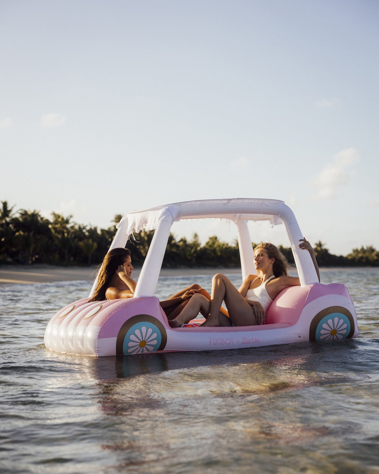 Malibu Barbie™ Golf Cart Pool Float with Shade | Funboy Online