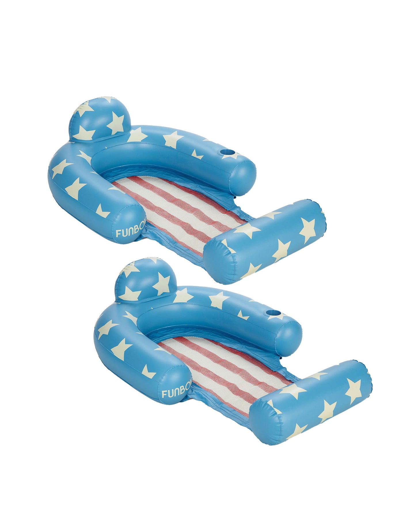 Stars & Stripes Mesh Chair Pool Float - 2 Pack | Funboy Discount