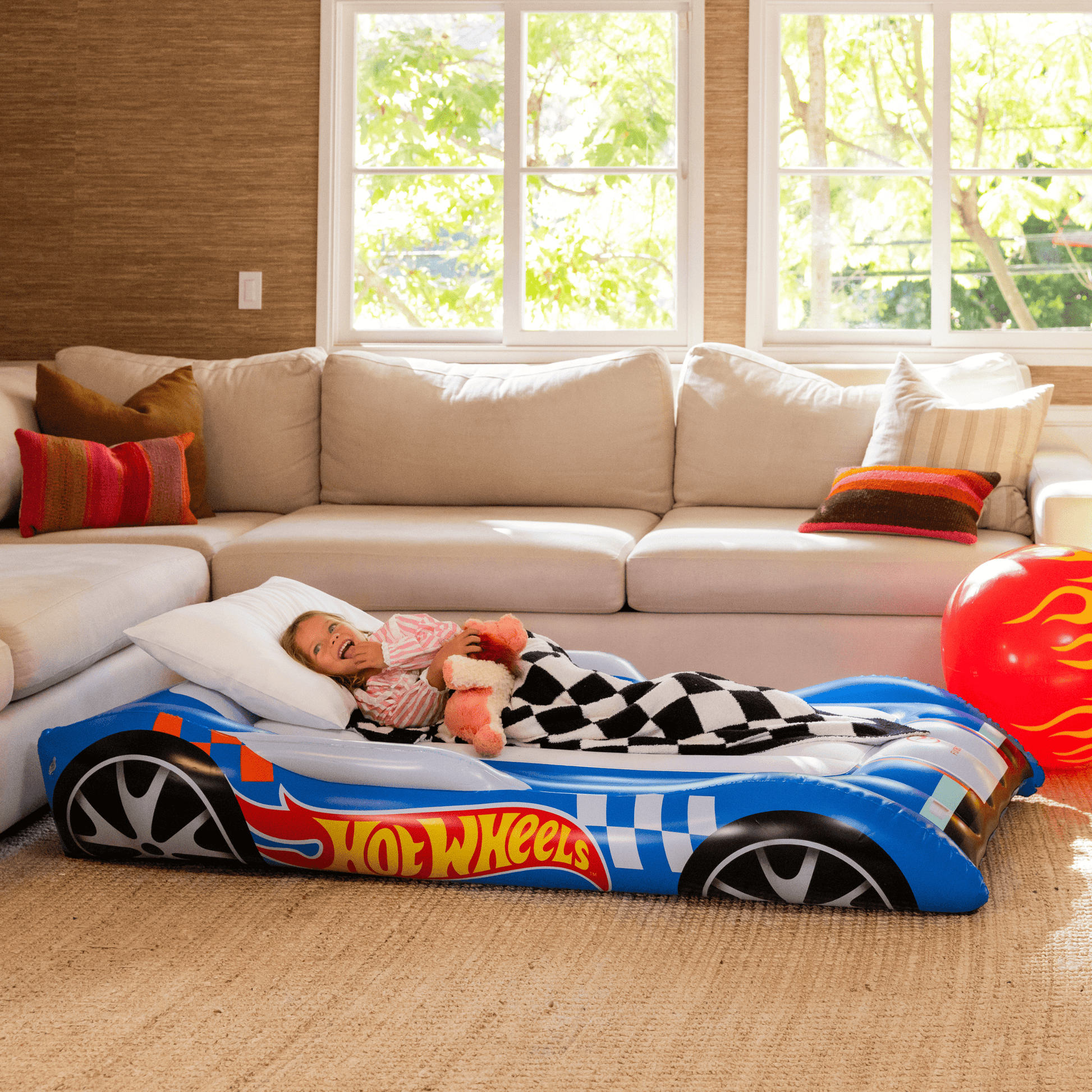 Hot Wheels Kids Air Mattress Sleepover Bed | Funboy Near Me