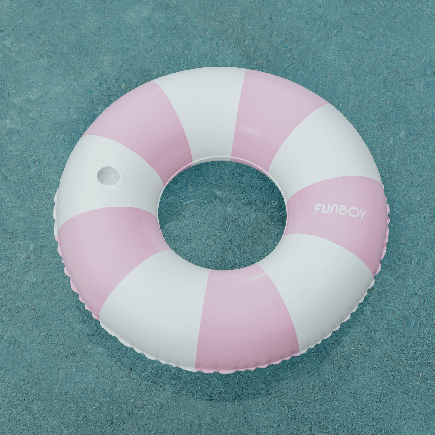 Giant Vintage Purple Stripe Inflatable Pool Float w/ Cup Holder 48" | Funboy Near Me