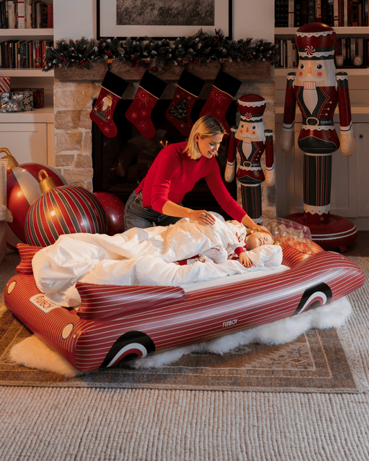 Kids Sleepover Bed - Christmas Convertible Air Mattress | Funboy Online