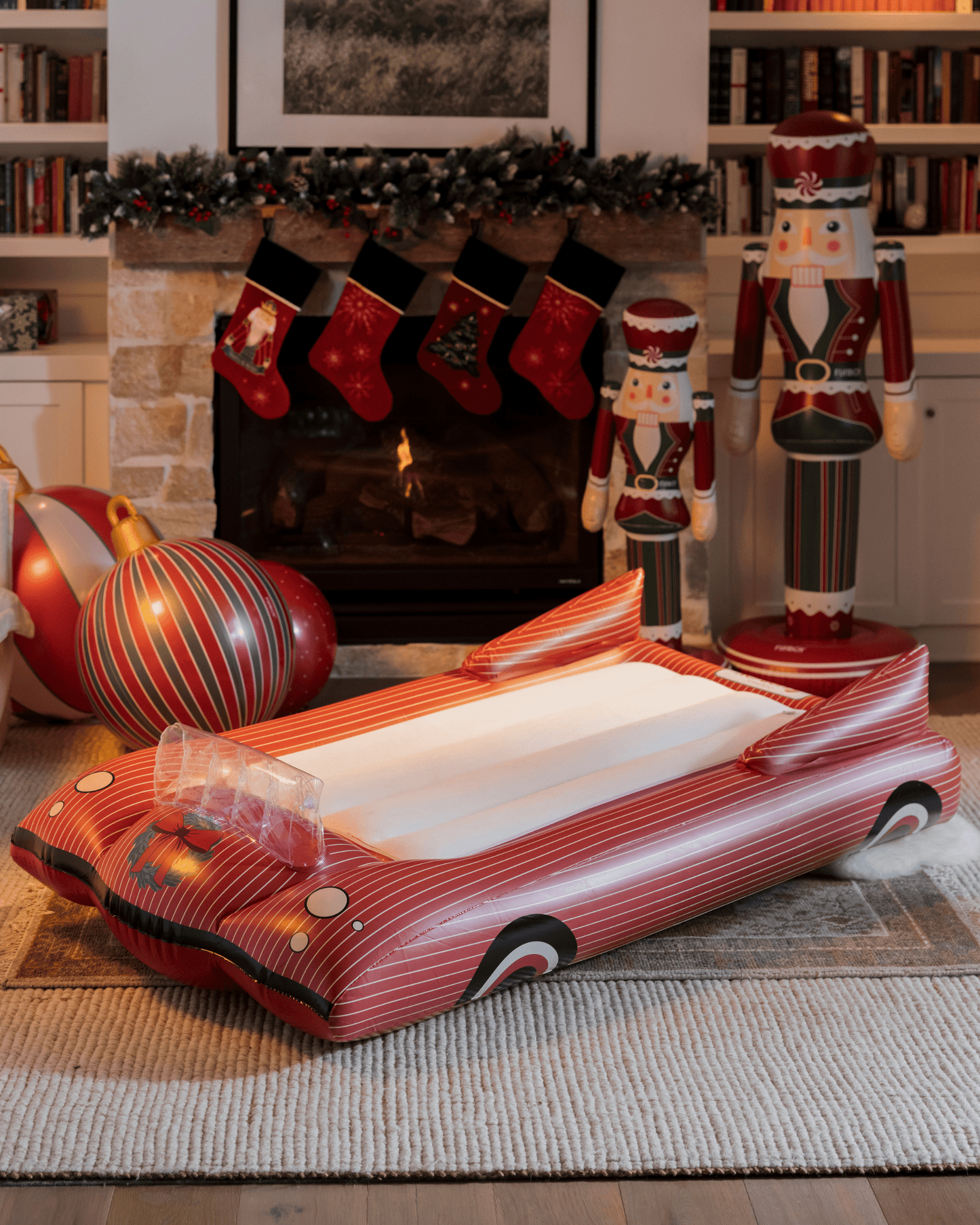 Kids Sleepover Bed - Christmas Convertible Air Mattress | Funboy Online