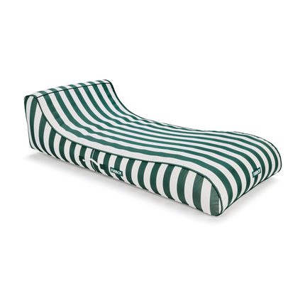 Fabric Covered Pool Float - Green Cabana Sunbed Lounger | Funboy Sale