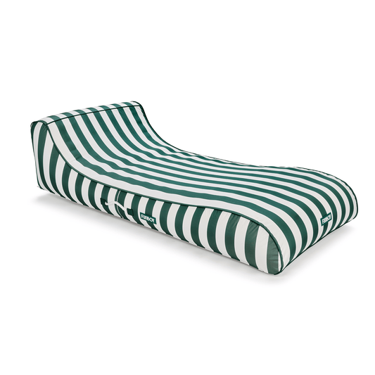 Fabric Covered Pool Float - Green Cabana Sunbed Lounger | Funboy Sale