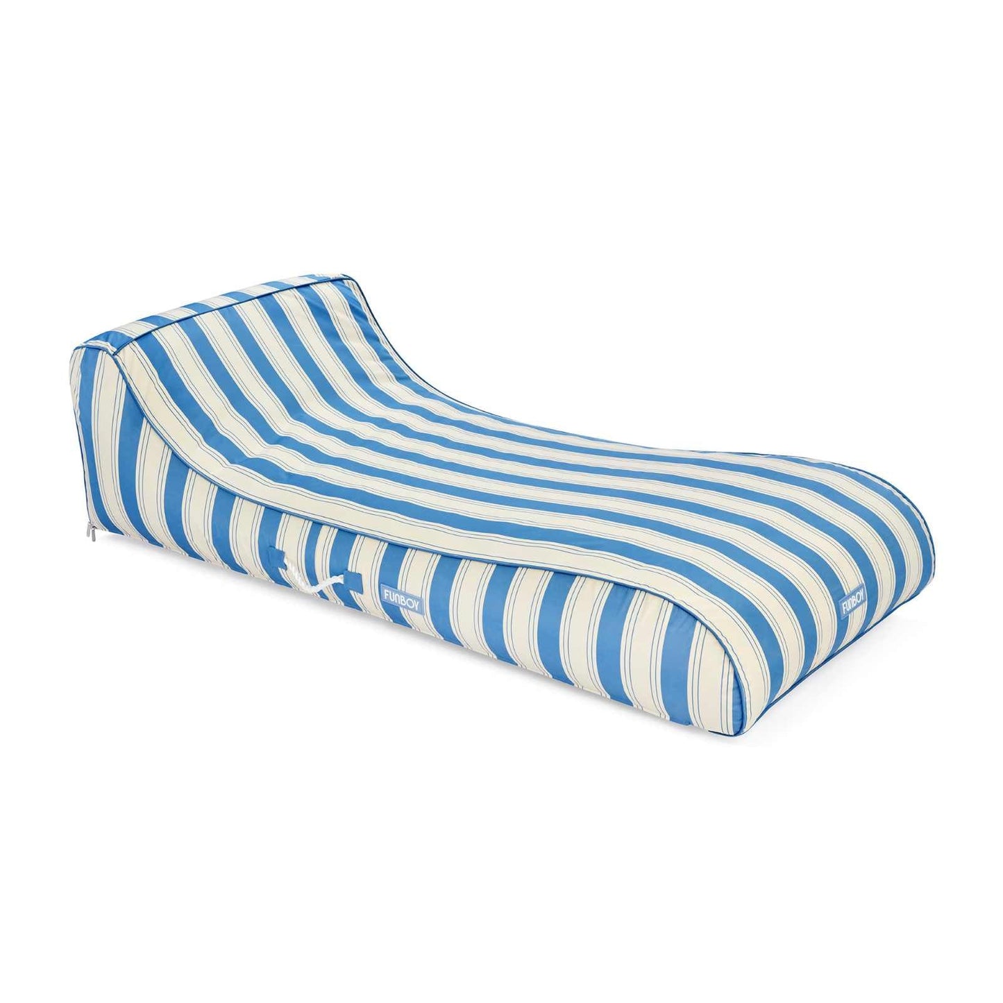 Fabric Covered Pool Float - Denim Blue Sunbed Lounger | Funboy On Sale