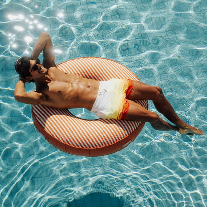 Fabric Covered Tube Float - Orange Stripe | Funboy On Sale