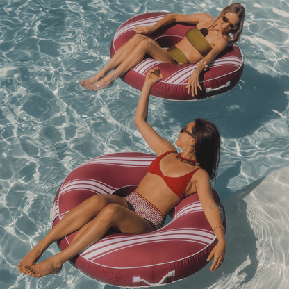Fabric Covered Tube Float - Red Stripe | Funboy On Sale