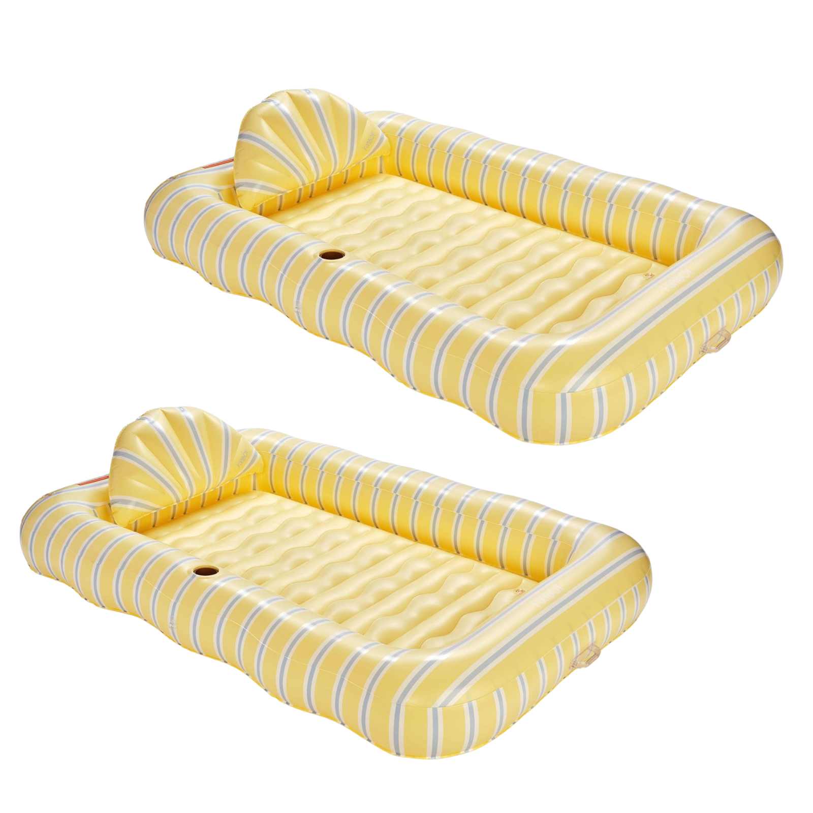 Yellow & Blue Tanning Pool Lounger, 2-Pack | Funboy Discount