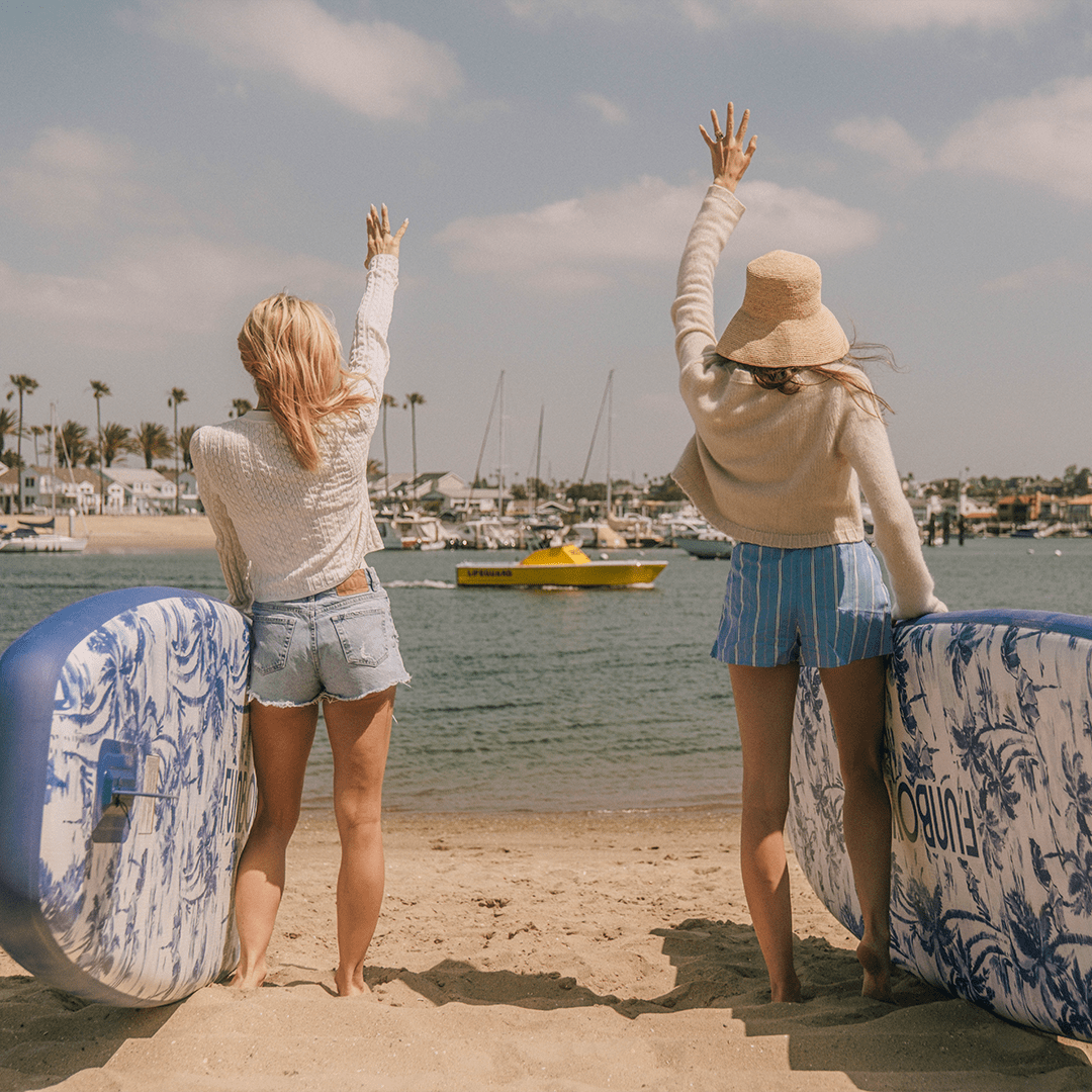 11"6' Inflatable Stand Up Paddle Board - Toile | Funboy Discount