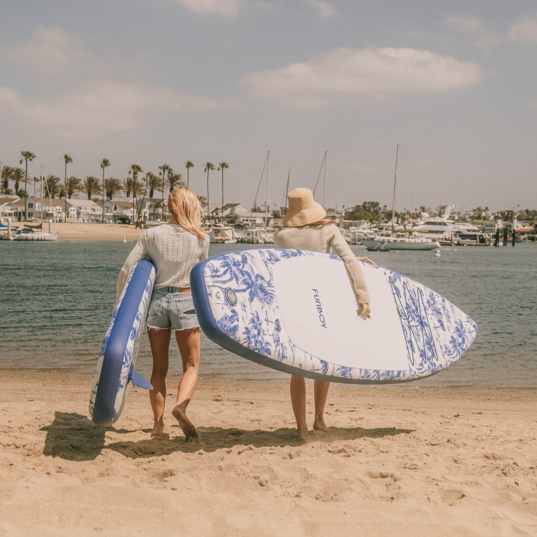 11"6' Inflatable Stand Up Paddle Board - Toile | Funboy Discount