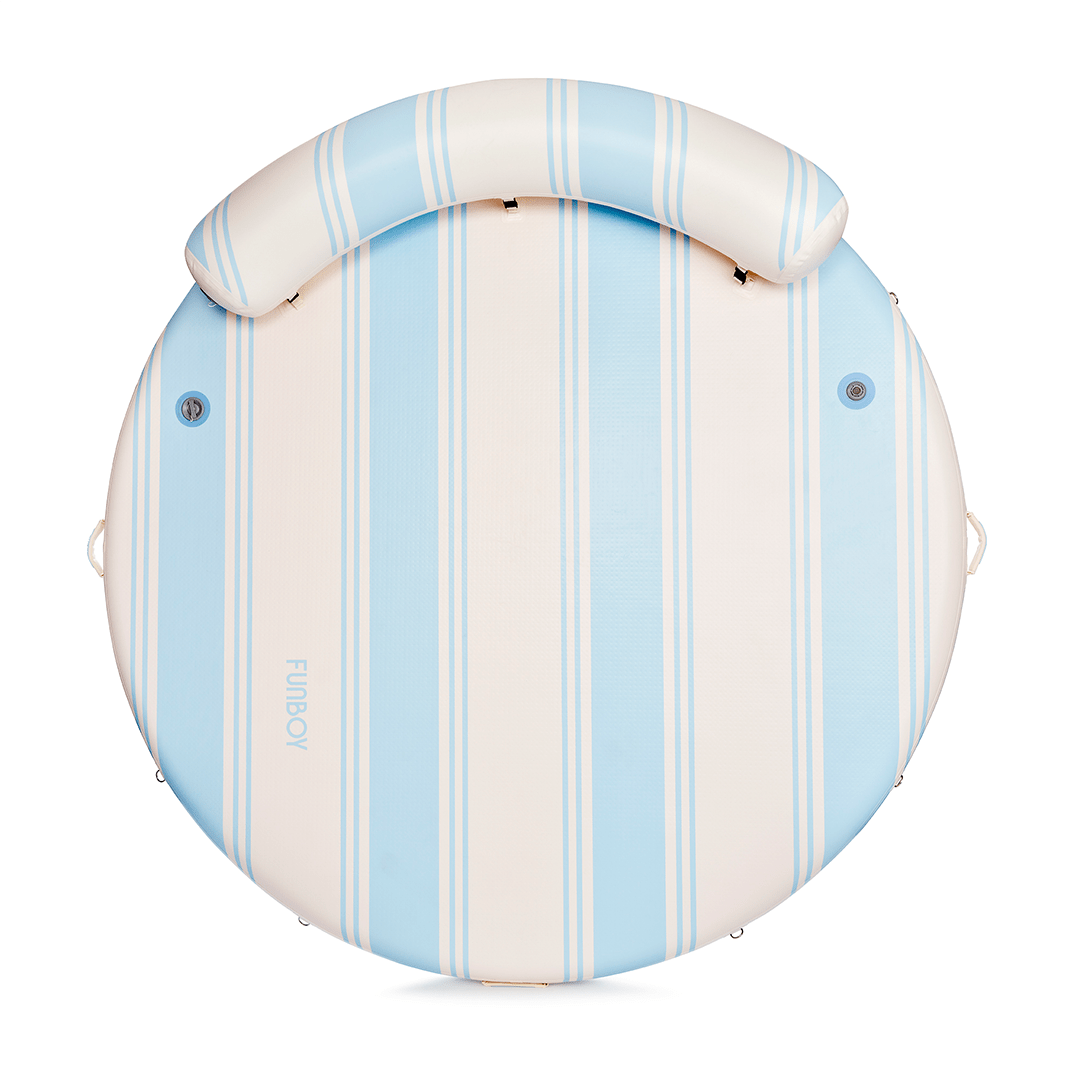 Inflatable Dock & Floating Island - Light Blue | Funboy New