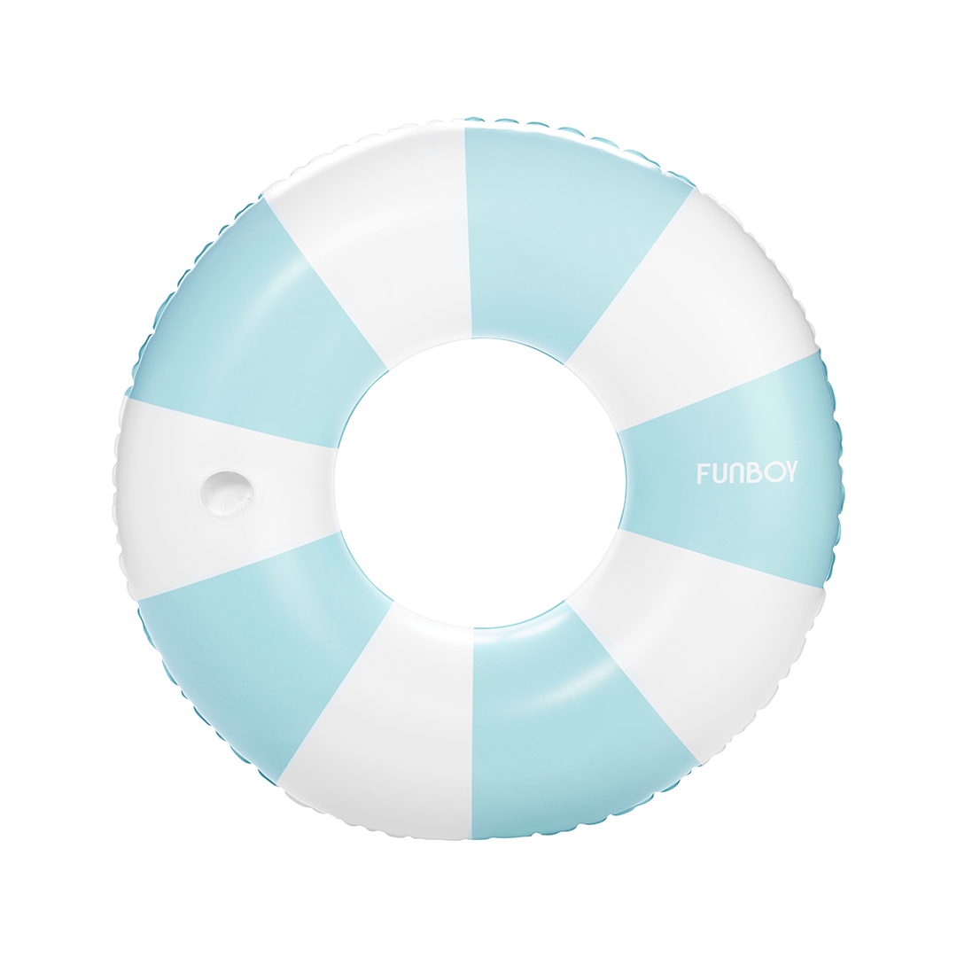 Blue Vintage Stripe Ring Tube Pool Float | Funboy On Sale