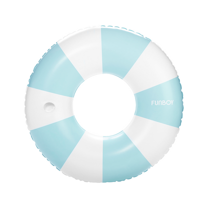 Blue Vintage Stripe Ring Tube Pool Float | Funboy On Sale