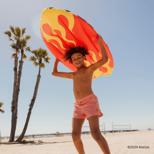 Hot Wheels Checkered Flame Surfboard Pool Float | Funboy Sale