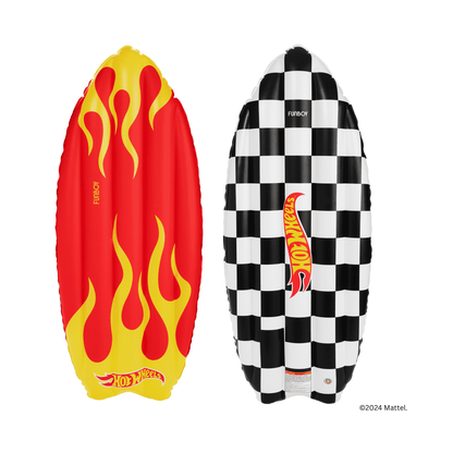 Hot Wheels Checkered Flame Surfboard Pool Float | Funboy Sale