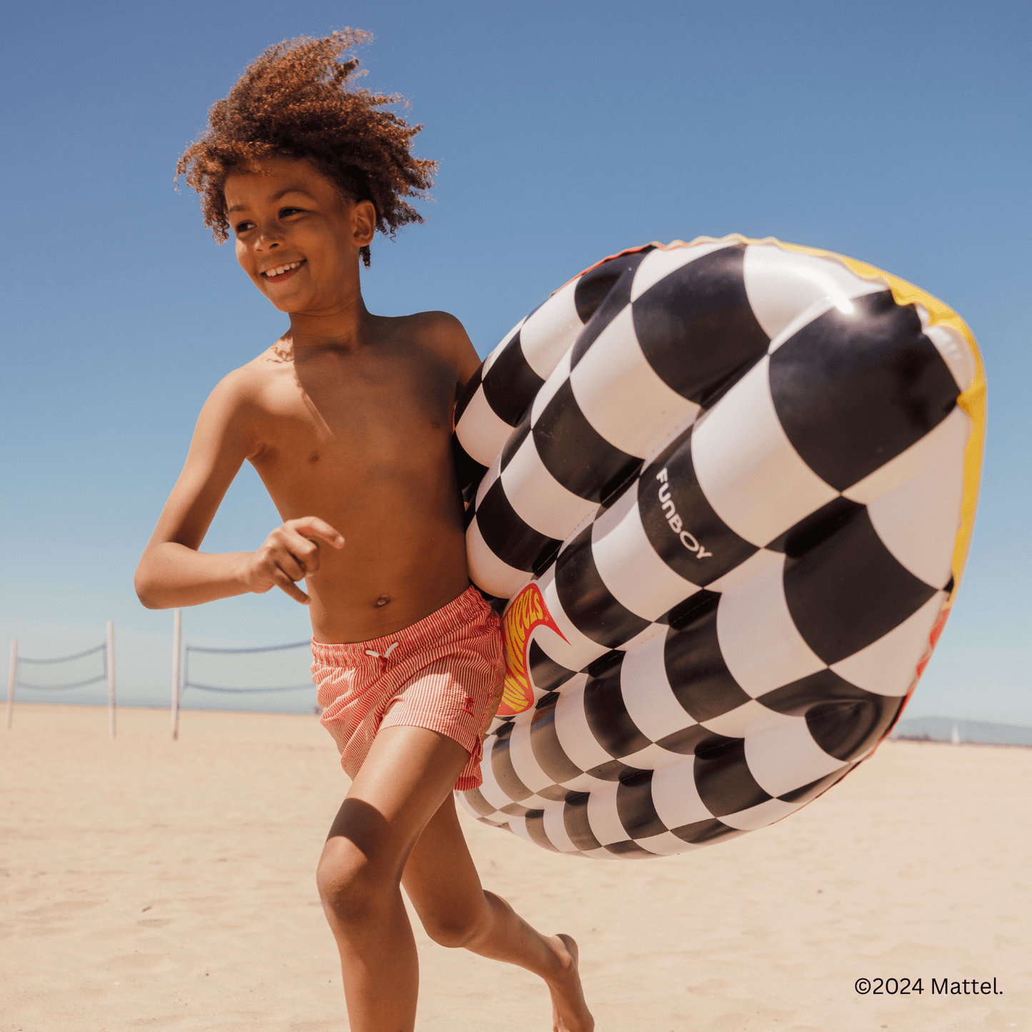 Hot Wheels Checkered Flame Surfboard Pool Float | Funboy Sale