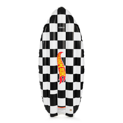 Hot Wheels Checkered Flame Surfboard Pool Float | Funboy Sale
