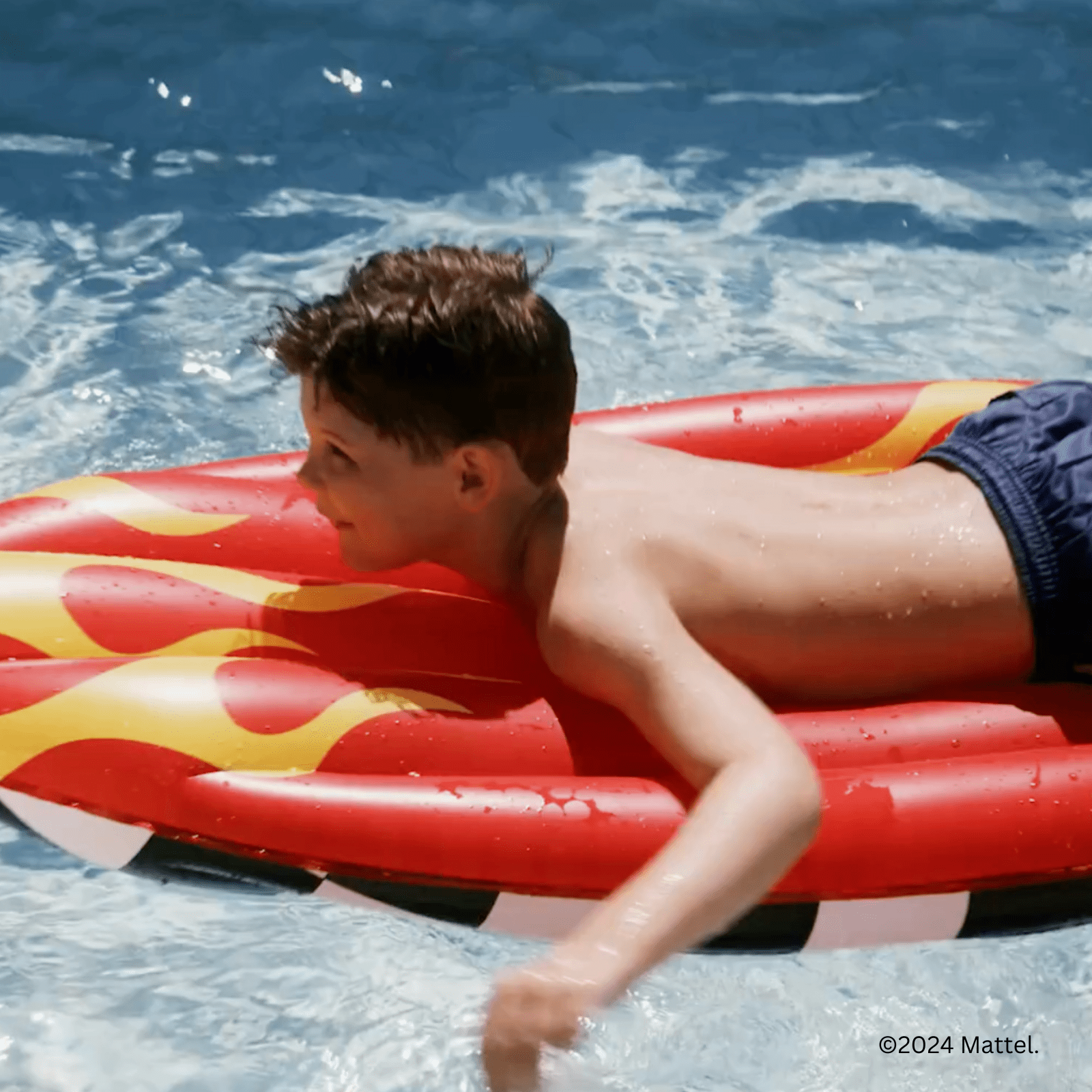 Hot Wheels Checkered Flame Surfboard Pool Float | Funboy Sale
