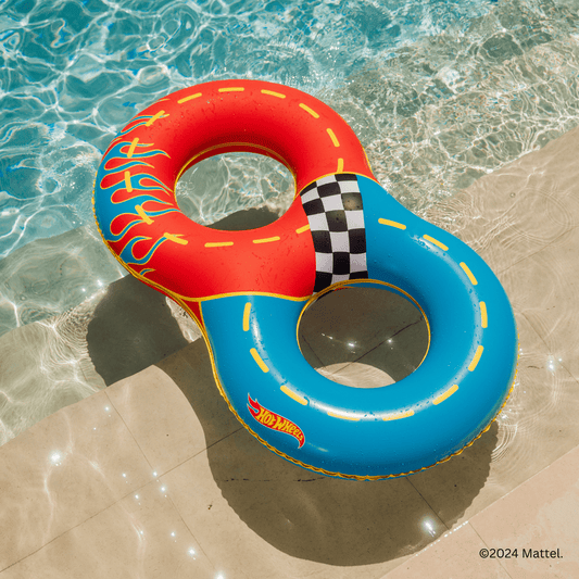 Hot Wheels Kids Racetrack Double Tube Float | Funboy Discount