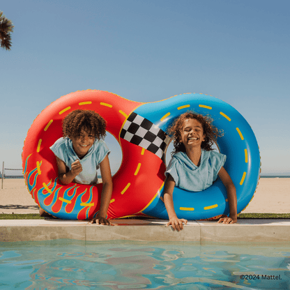 Hot Wheels Kids Racetrack Double Tube Float | Funboy Discount