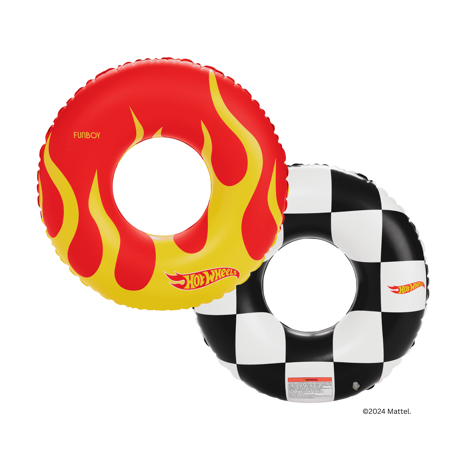 Hot Wheels Kids Checkered Flame Tube Float | Funboy Near Me