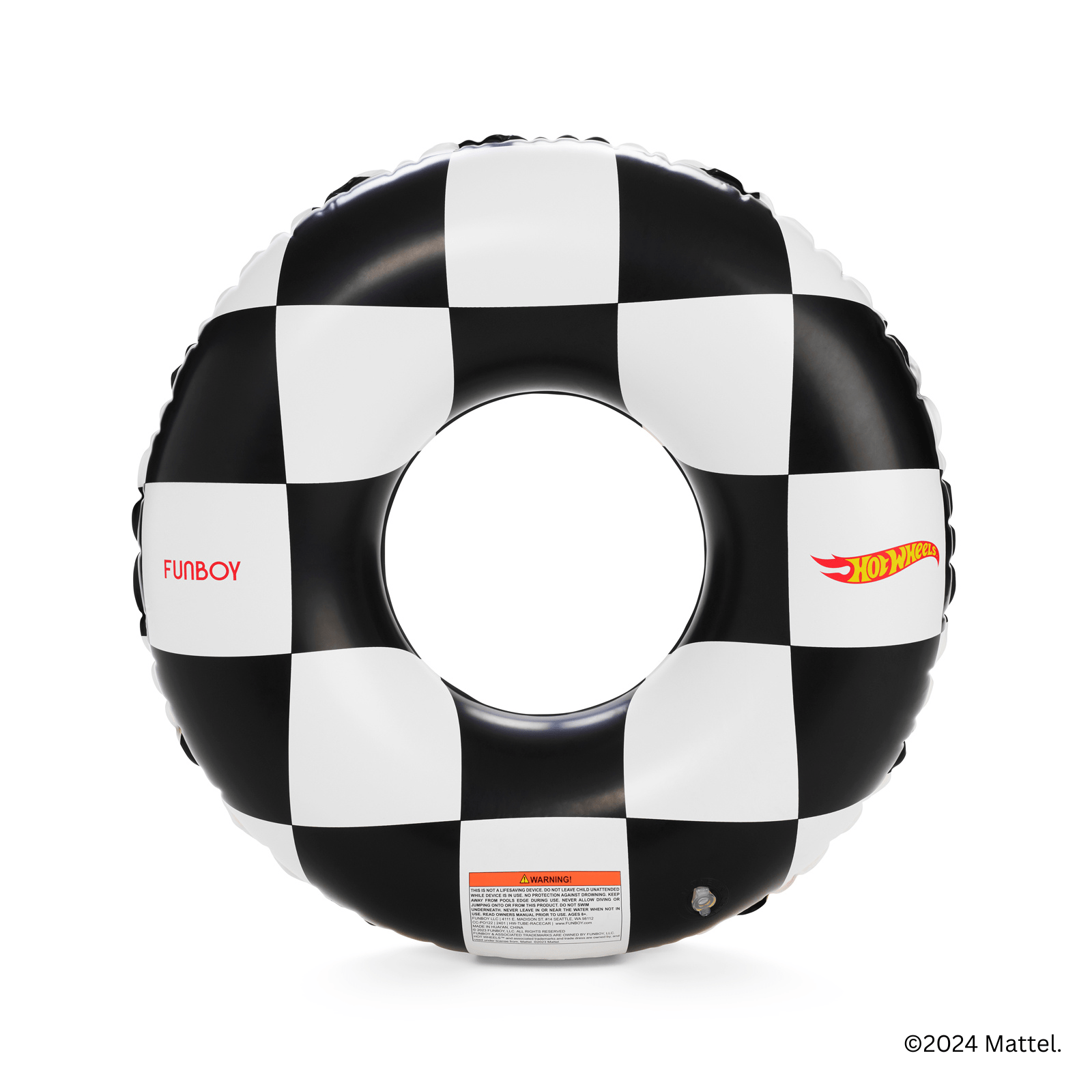 Hot Wheels Kids Checkered Flame Tube Float | Funboy Near Me