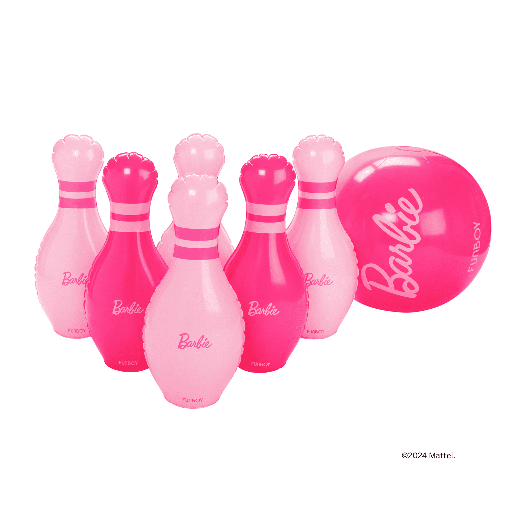 FUNBOY X Barbie™ Inflatable Backyard Bowling Set | Funboy New