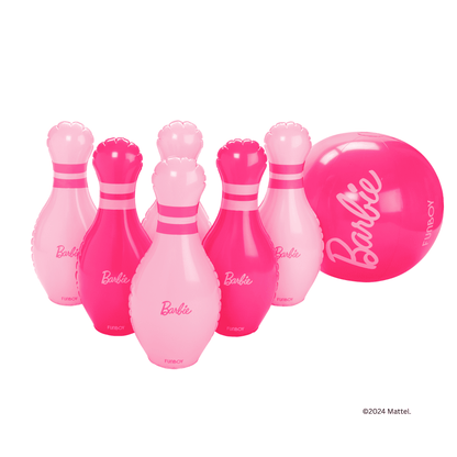 FUNBOY X Barbie™ Inflatable Backyard Bowling Set | Funboy New