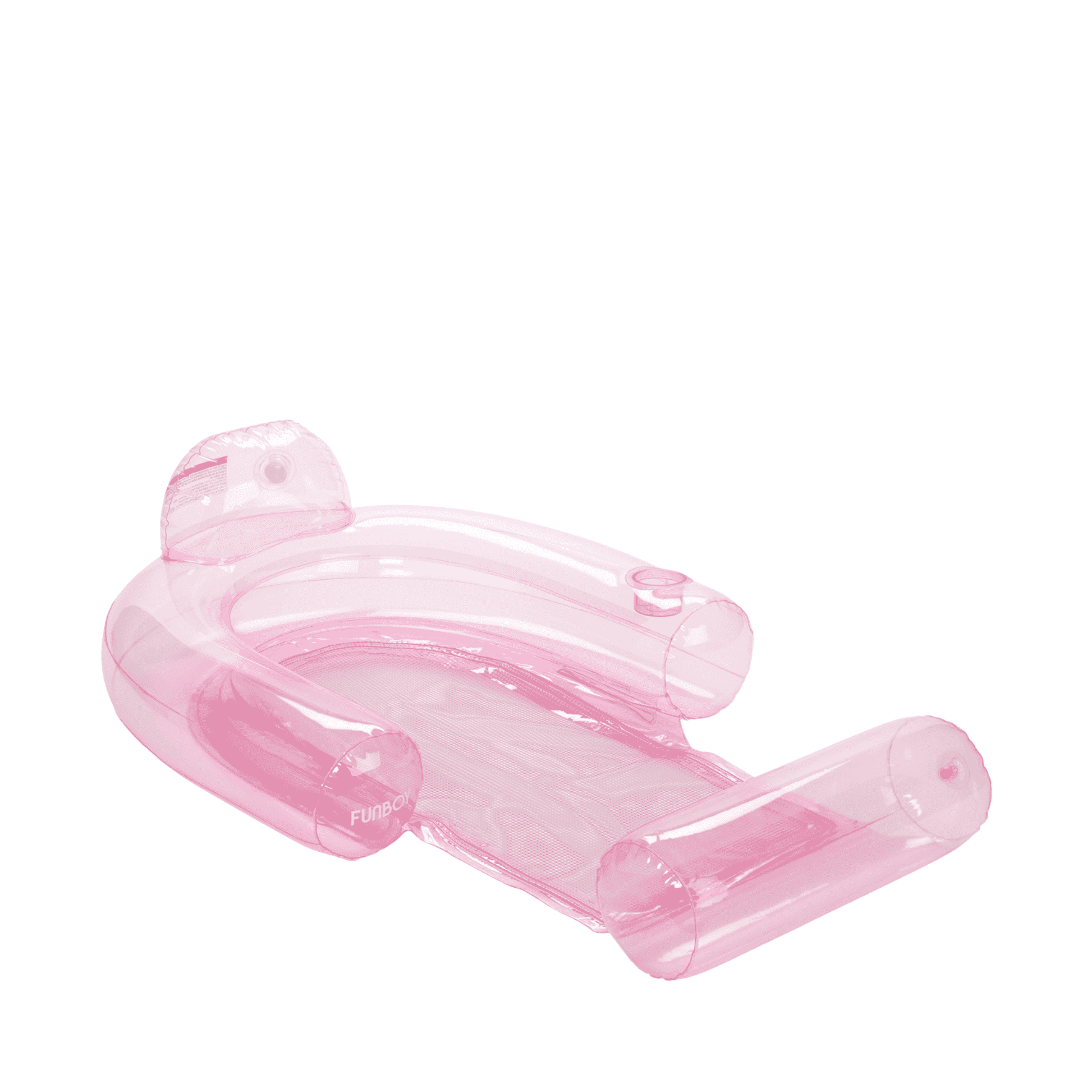 Clear Pink Mesh Chair Pool Float & Water Hammock | Funboy Sale