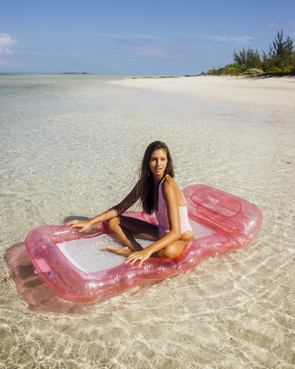 Clear Pink Mesh Lounger | Funboy Discount