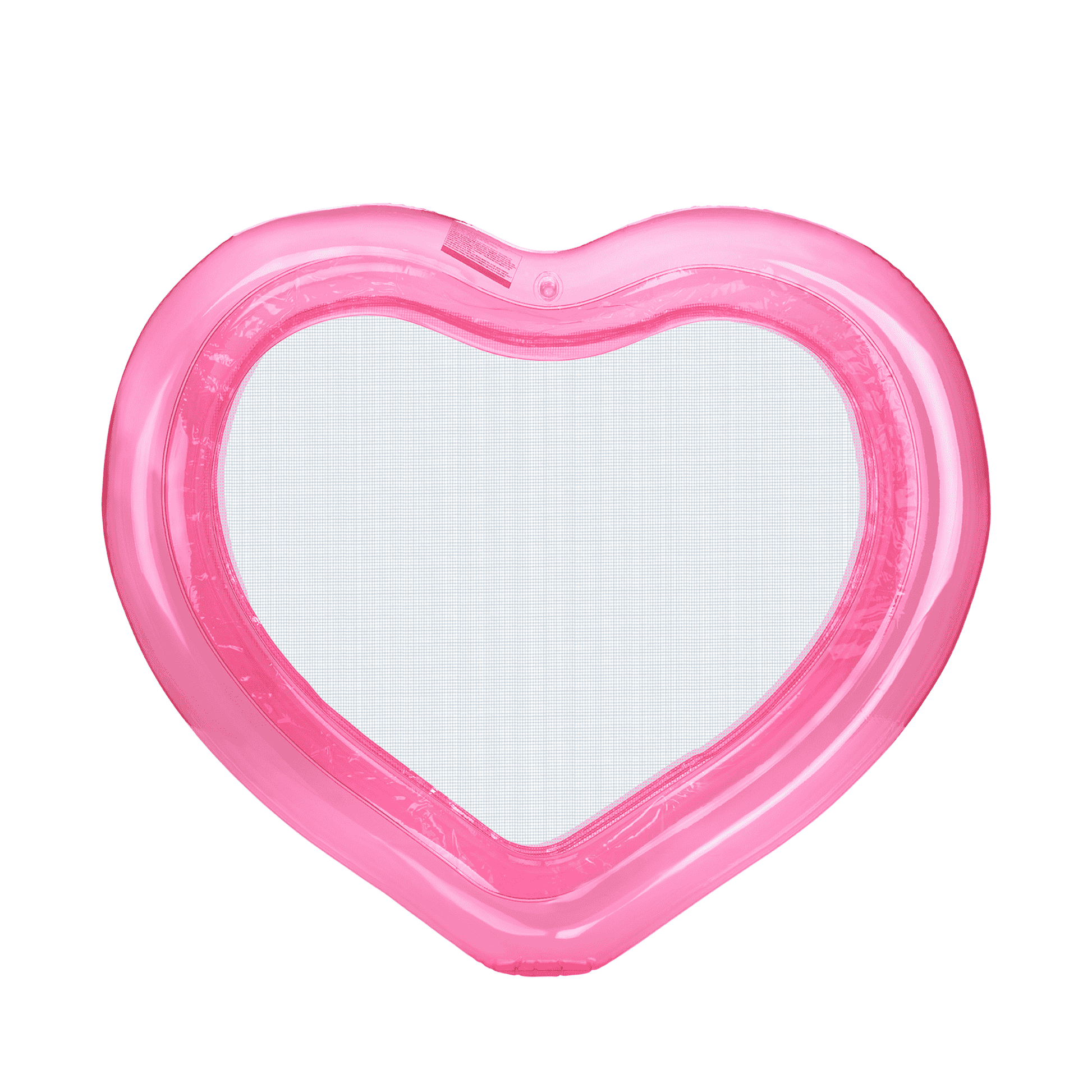 Floating Pool Hammock: Heart-Shaped, Clear Pink | Funboy For Sale