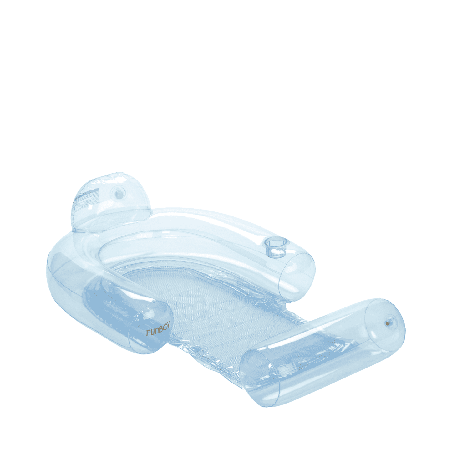 Pool Float Lounger: Clear Blue Mesh Chair Float | Funboy New
