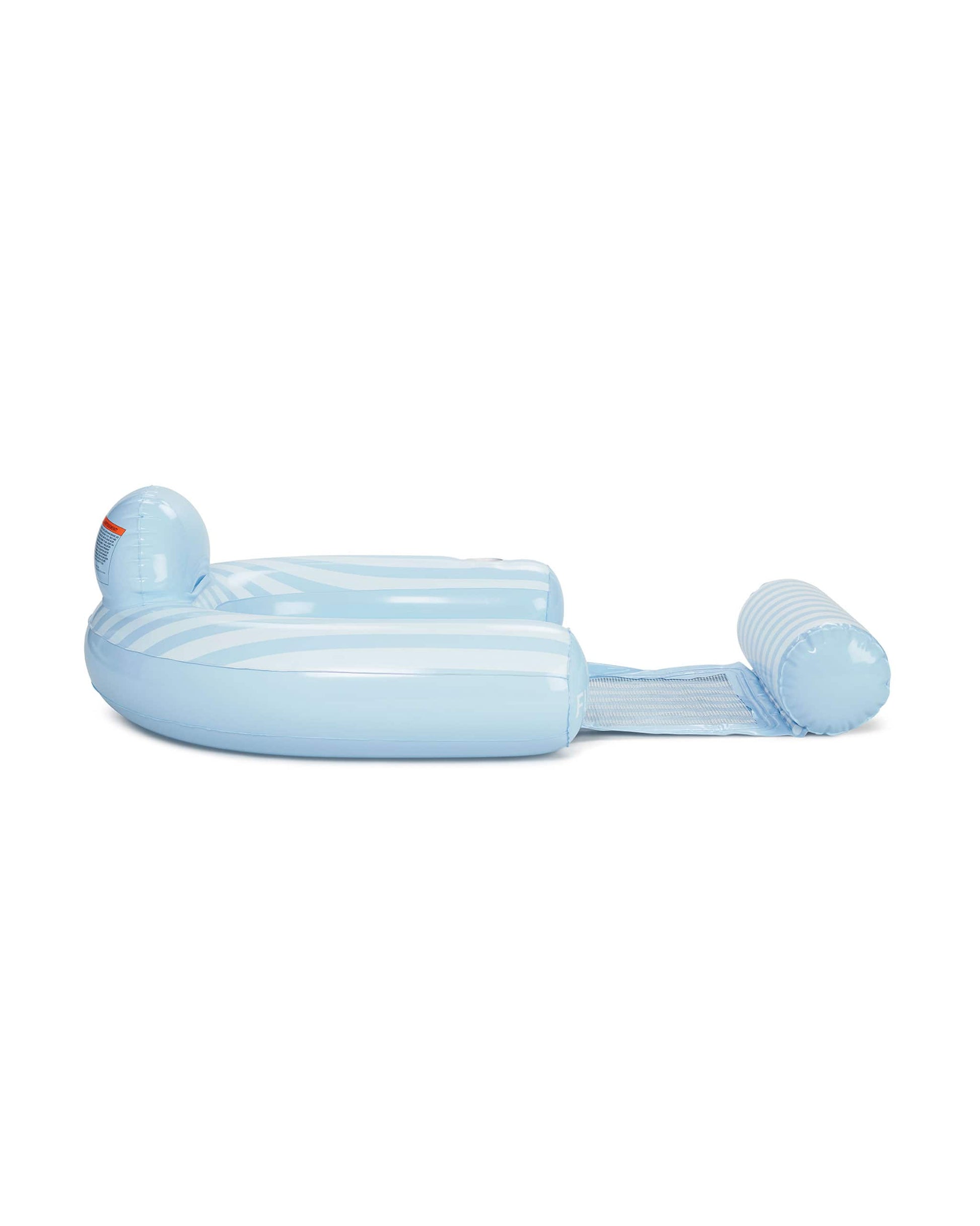 Blue & White Stripe Coastal Mesh Chair Pool Float | Funboy On Sale