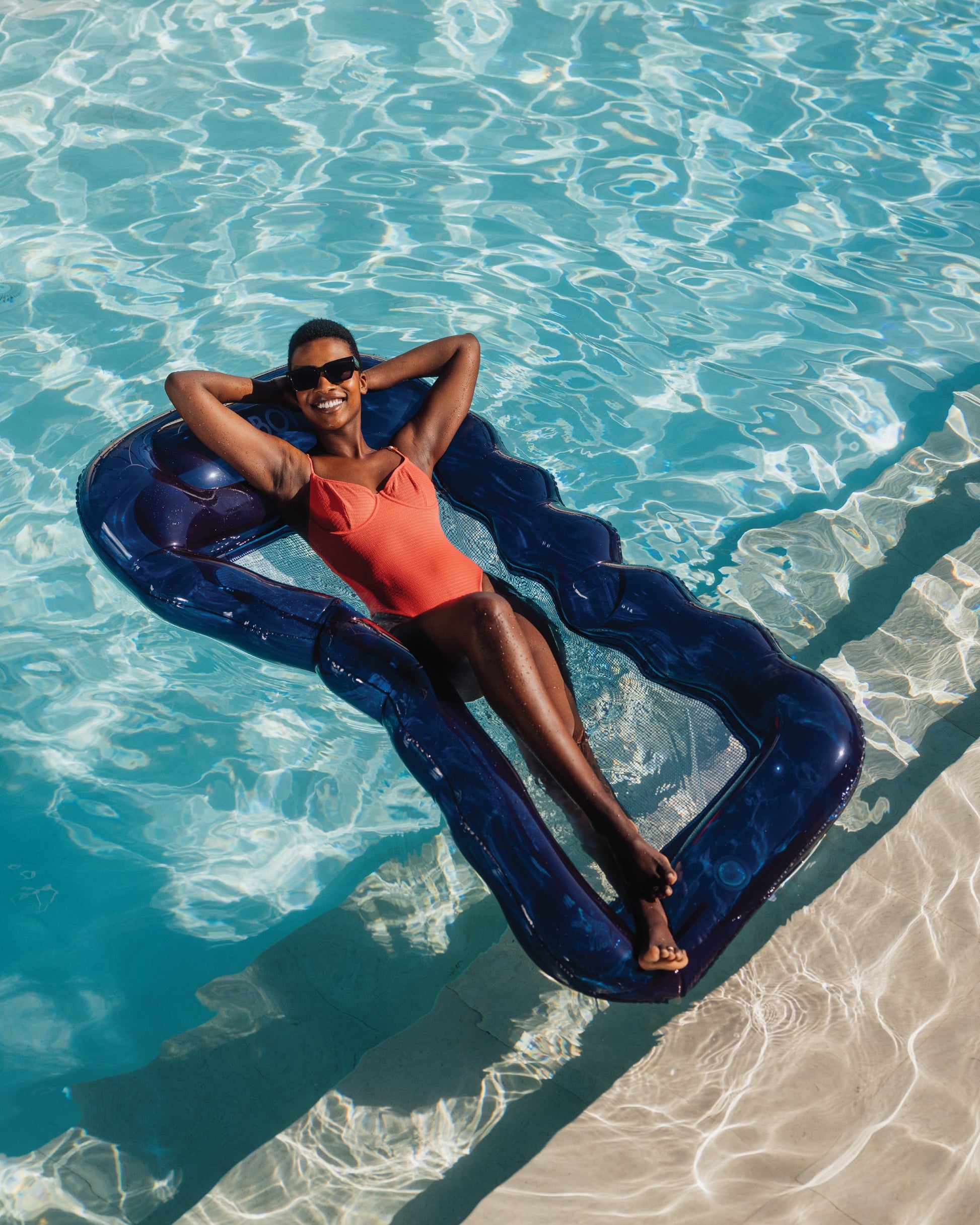 Floating Pool Hammock: Navy Blue | Funboy Sale
