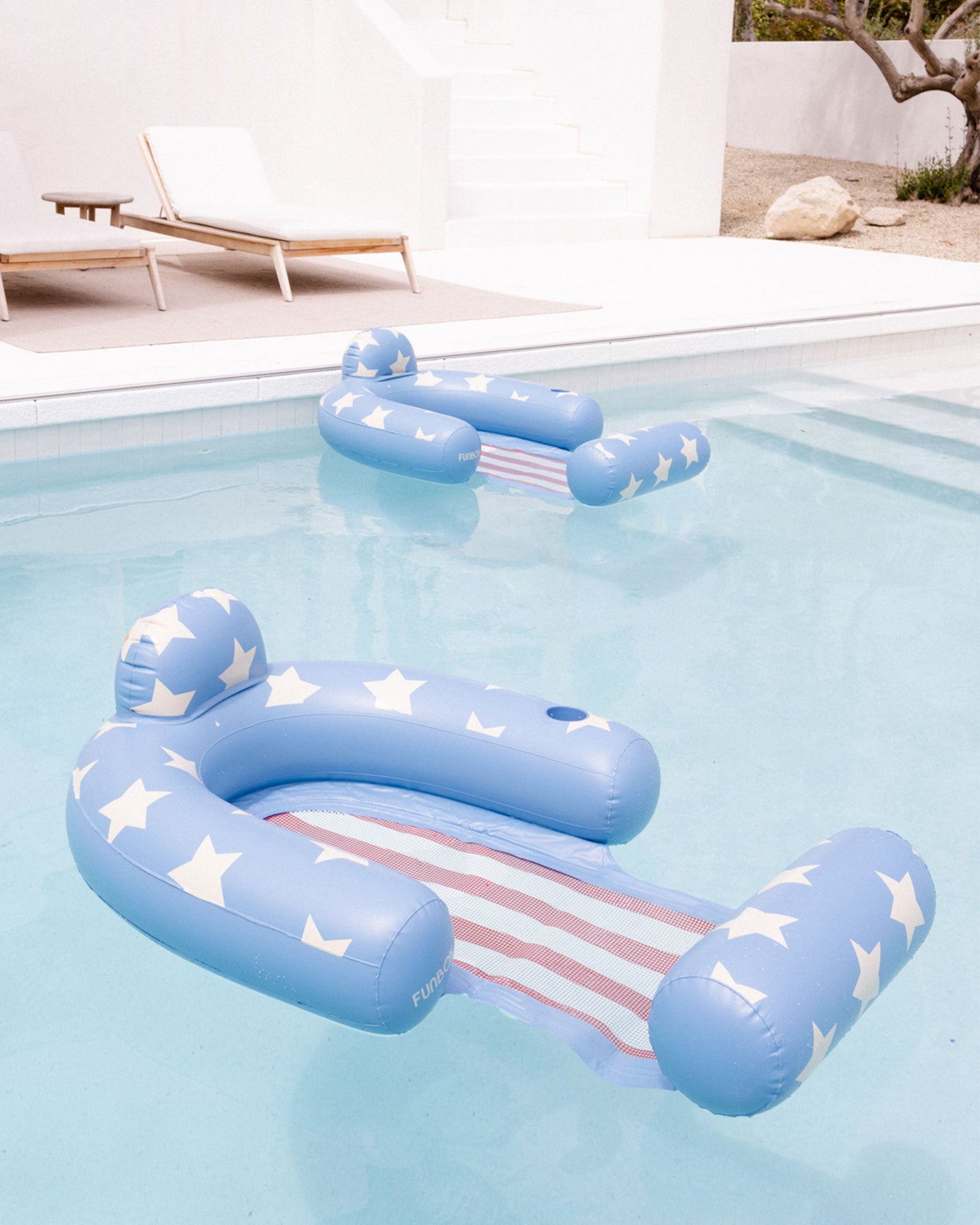 Stars & Stripes Mesh Chair Pool Float | Funboy Discount