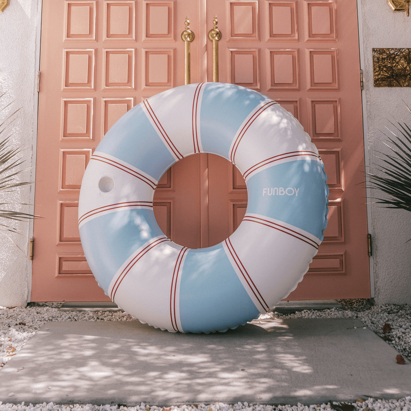 Red & Blue Striped Vintage Lux Tube Float | Funboy On Sale