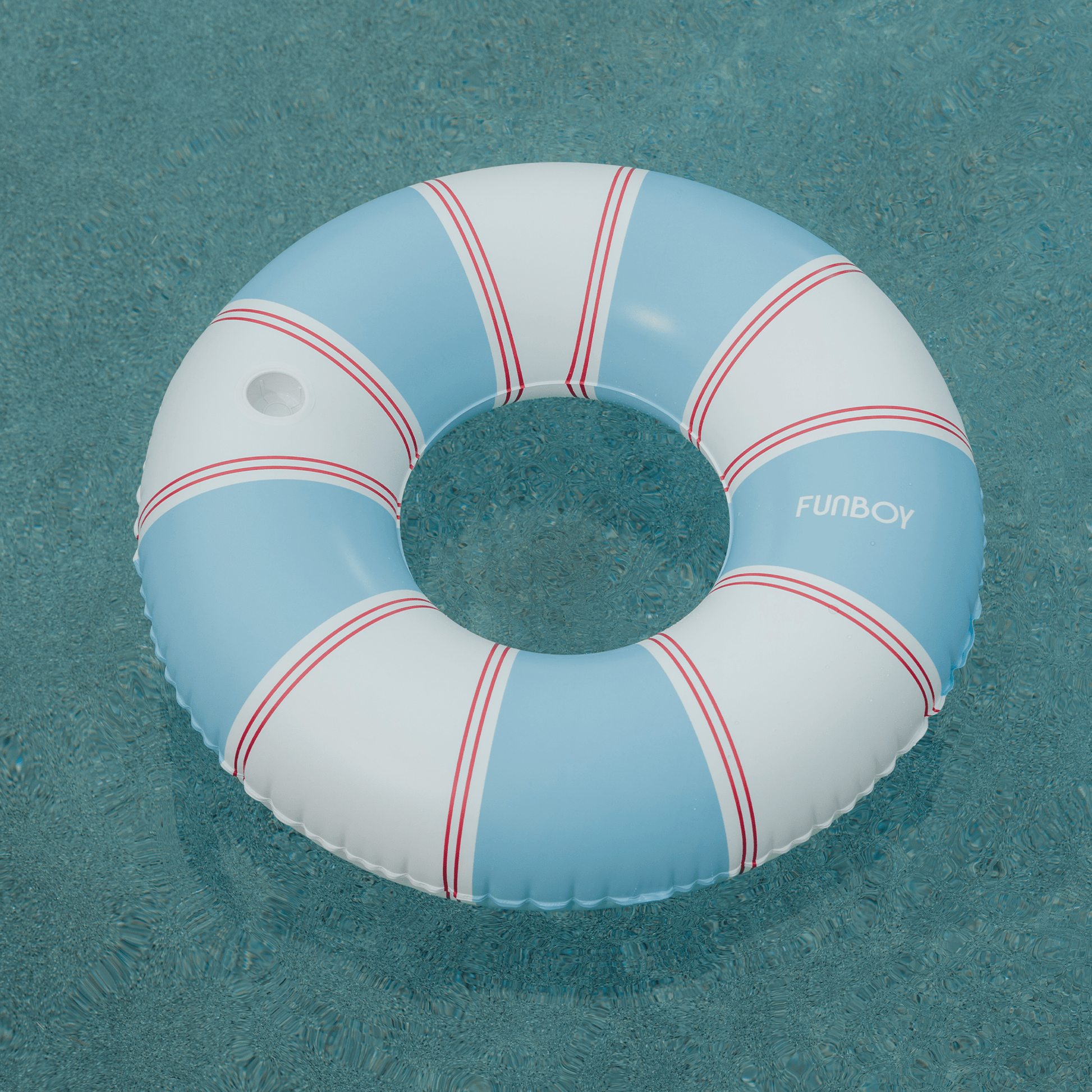 Red & Blue Striped Vintage Lux Tube Float | Funboy On Sale