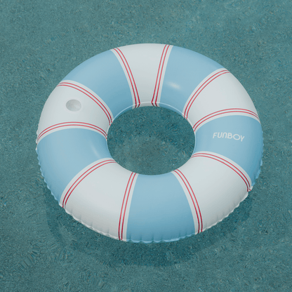 Red & Blue Striped Vintage Lux Tube Float | Funboy On Sale