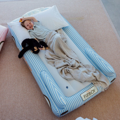 Kids Sleepover Bed - Blue Convertible Air Mattress | Funboy Online